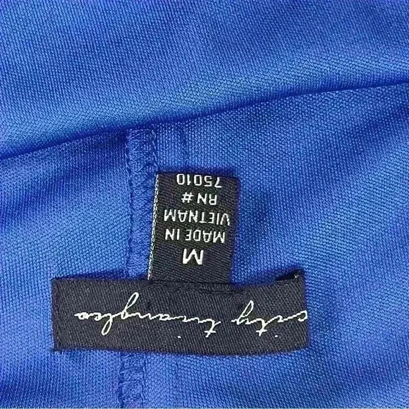 City Triangles Cocktail Dress For Women Royal Blue Sz M Long Sleeve - Picture 5 of 10